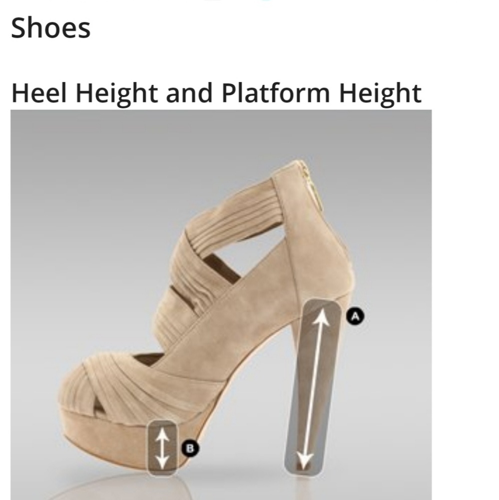 Measure high heels